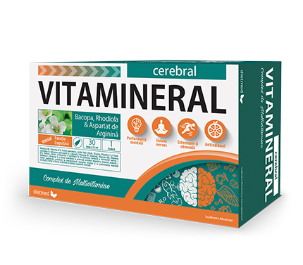 VITAMINERAL CEREBRAL, 30 fiole buvabile x 15 ml